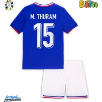 Frankrike Marcus Thuram #15 Hjemmedraktsett Barn EM 2024 Kortermet (+ Korte bukser)